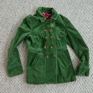 Boden women’s velvet coat, can be worn as a blazer! Size 6.